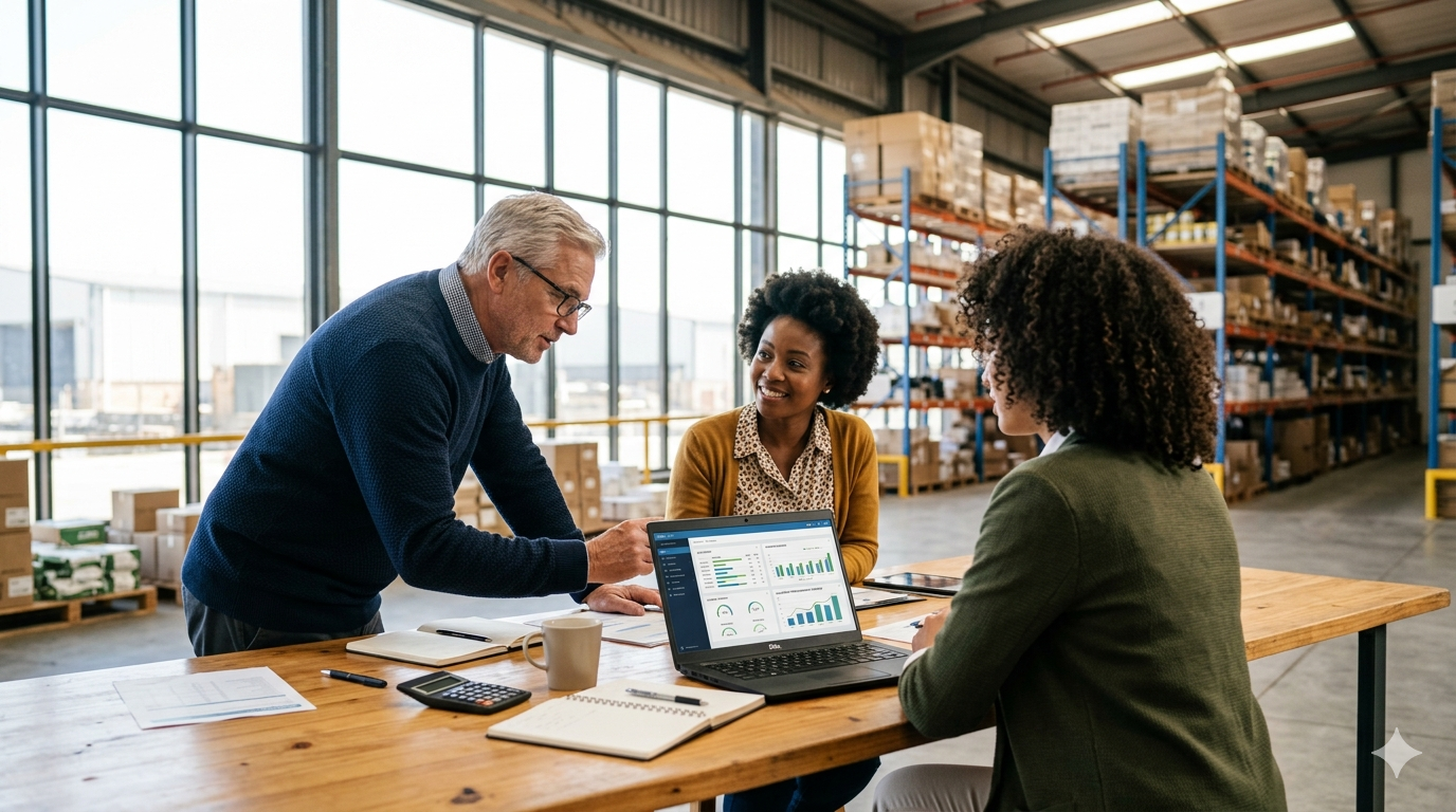 B2B warehouse trading operations
